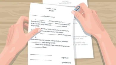 how to write a codicil to a will uk